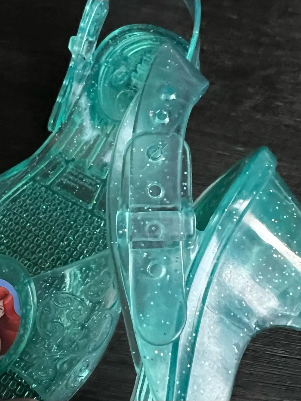 Disney Ariel Little Mermaid Jelly Dress Up Shoes